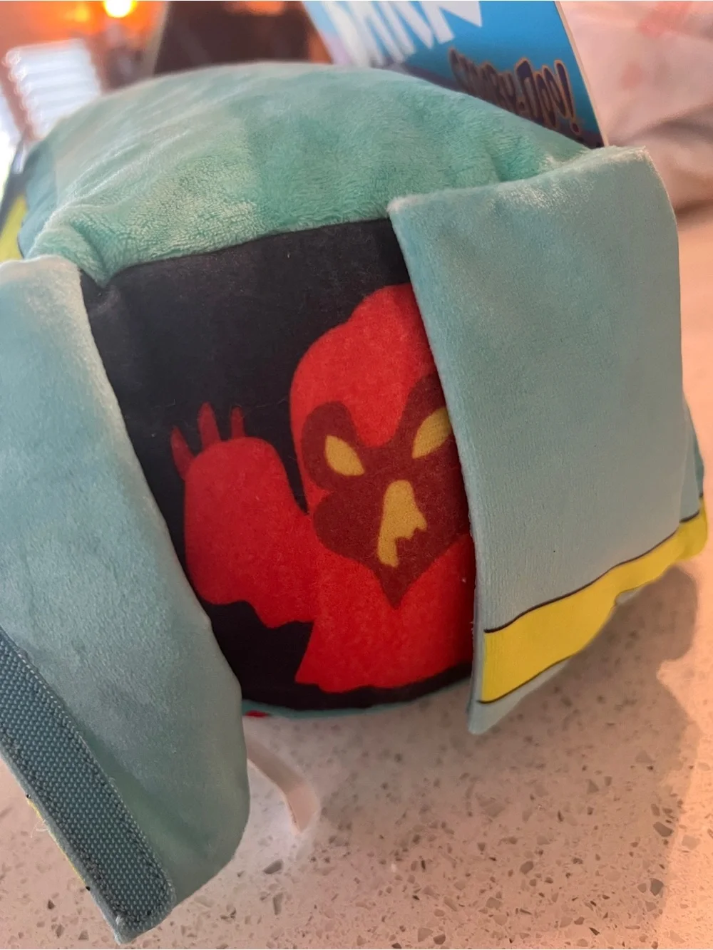 Bark 🐾 Teal and Yellow Scooby-Doo Mystery Machine Plush Dog Toy